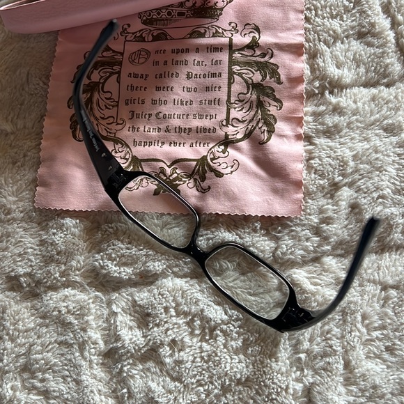 5/$35 Juicy couture prescription frames with original box and dust cloth - Picture 12 of 13